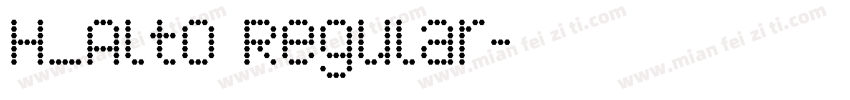 H_Alto Regular字体转换